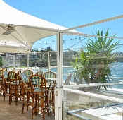 Café au Lä - ochranné bariéry pro restaurace