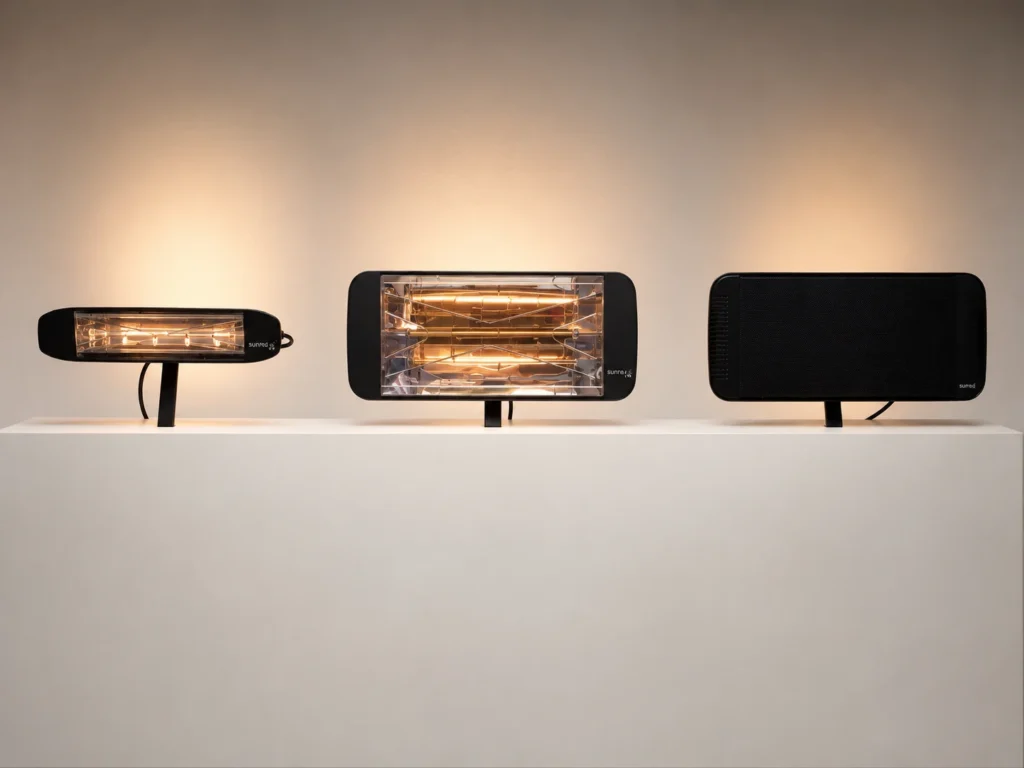 Designové varianty venkovních infrazářičů