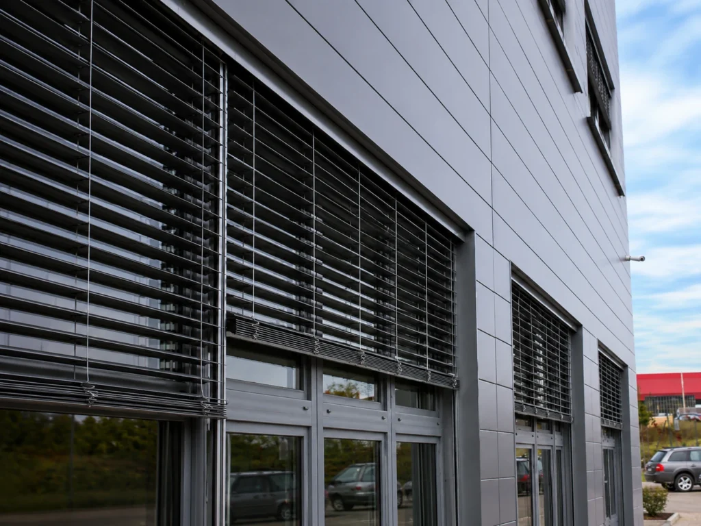 Předokenní žaluzie s lamelami typu RC5
